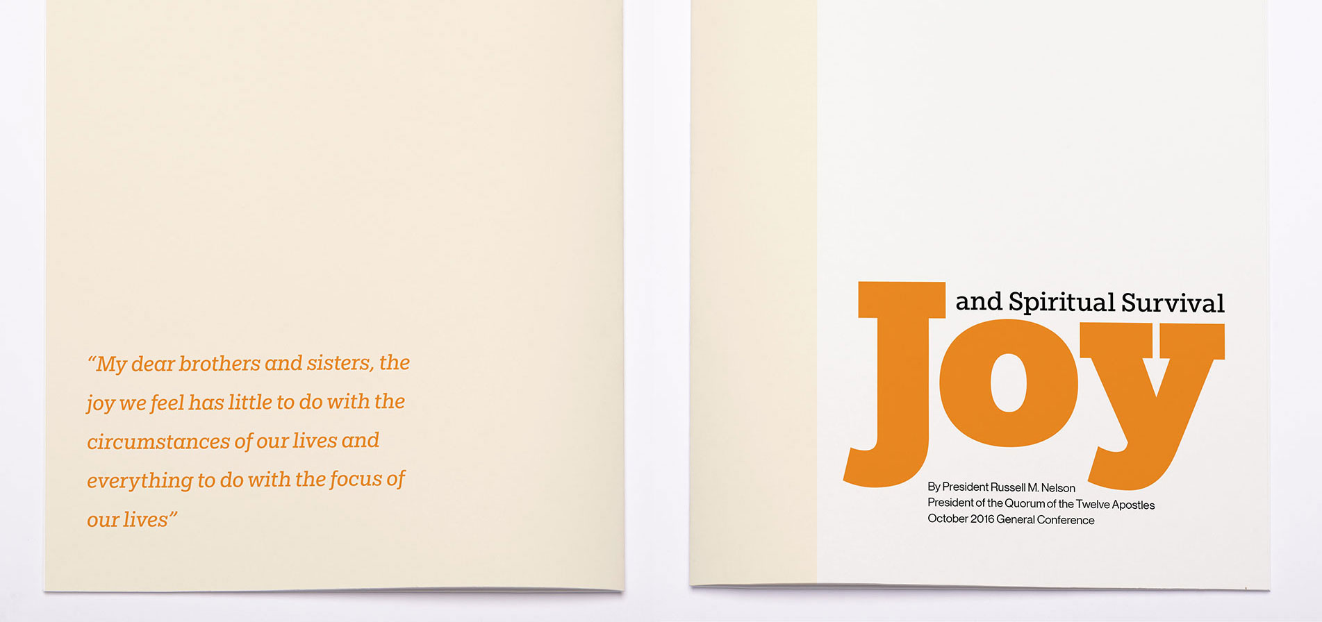 Joy and Spiritual Survival gift booklet mockup