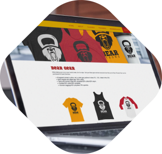 Bear Fitness website thumbnail