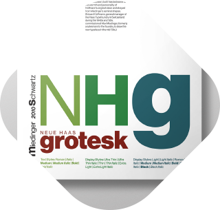 Neue Haas Grotesk typeface poster thumbnail